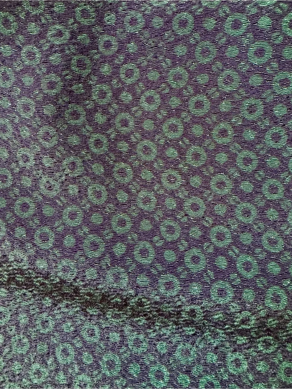 Tory Burch Teal/Navy Geometric Print Ames Skirt - Size 2